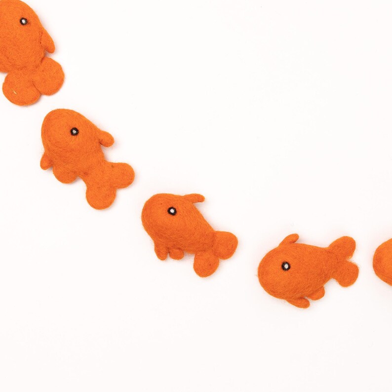 Handcrafted Wool Felt Fish | Felted Wool Cat Toy | Natural Cat Toy | Pretend Play Toys | Educational Felt Toys
