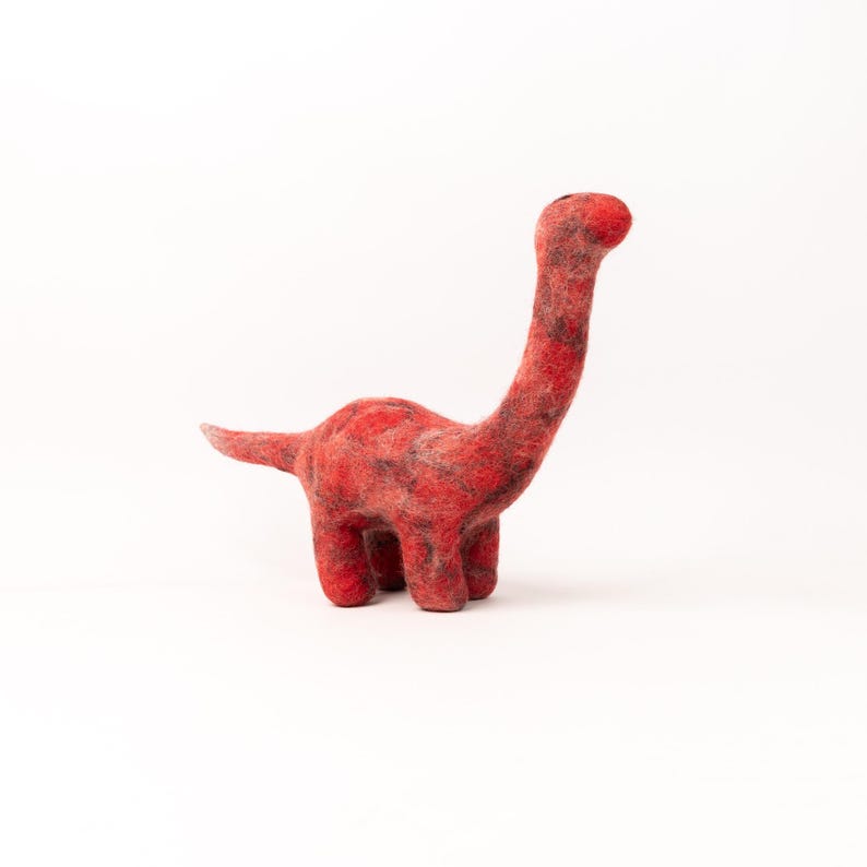 Handmade Wool Felted Dinosaurs | Stuffed Felt Dinosaur | Sensory Play Toys | Chew Toys for Dogs | Free Shipping