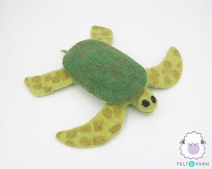 Wool Felted Tortoise Dog Toy | Aquatic Animals Fetch Play Toys | Chew Toy for Adult Dogs | Handmade Turtle Gift for Dogs