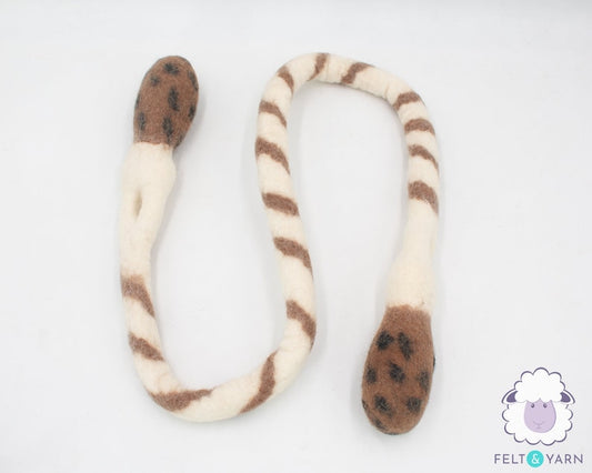 Wool Felt Turkey Leg Dog Rope Toy | Eco Dog Chew Toy | Dog Enrichment Toy | Durable Tug of War Playable Toys for Dogs