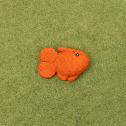 Handcrafted Wool Felt Fish | Felted Wool Cat Toy | Natural Cat Toy | Pretend Play Toys | Educational Felt Toys
